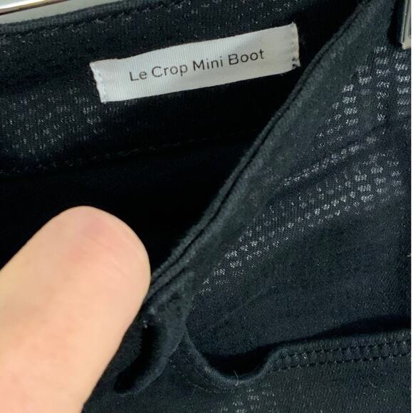Frame Denim Le Crop Mini‎ Boot in Houndstooth Shine Size 28 - Picture 5 of 9